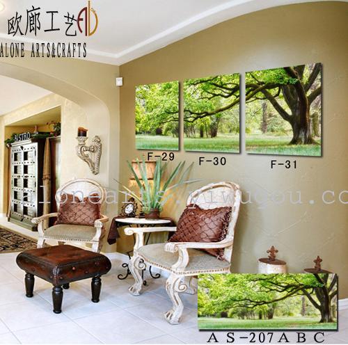 European Gallery Decorative Painting Factory High Quality Supply Living Room Sofa Background Dining Room Modern Decorative Painting 