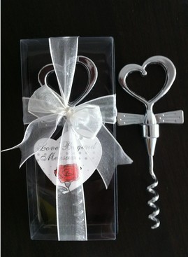 Wedding Gifts Couple Wine Stopper PVC Box Set. Zinc Alloy Fresh-Keeping Cork Business Gift Packaging