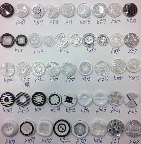 resin buttons/high-end clothing buttons/shirt buttons/two-eye four-eye pattern buttons
