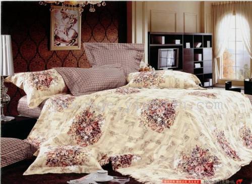 snow pigeon bedding cotton four-piece series cotton foreign trade series active printing and dyeing factory direct sales-famous show