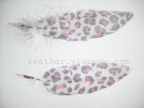 0595 Yiya feather Supply Printing Feather/Goose Feather/Large Floating Feather/Digital Printing Goose Feather 