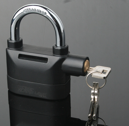 padlock alarm lock aluminum alloy padlock zinc alloy padlock factory direct sales