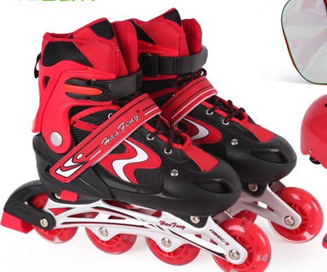 溜冰鞋儿童 套装 轮滑鞋 直排旱冰鞋