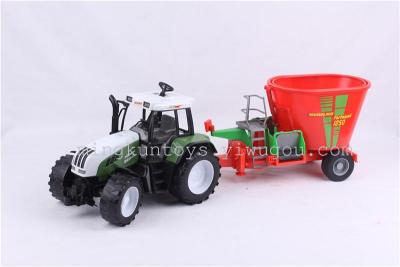 Hand sliding inertia large farmer car series toys