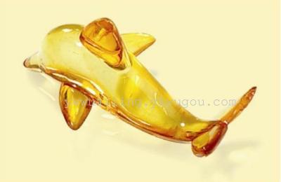 Transparent acrylic dolphin, mobile, bag accessories, D180, factory direct sales