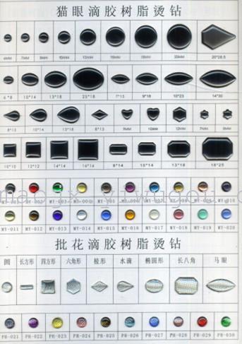 Epoxy Resin Hot Drilling Color Card Solid Color/Transparent round 15mm Hot Drilling