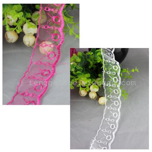 Stabilized Yarn Exquisite Embroidery Lace YP-23110