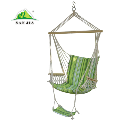 Certified Sanjia outdoor products B03-6 cotton canvas hanging chair outdoor leisure hanging chair 