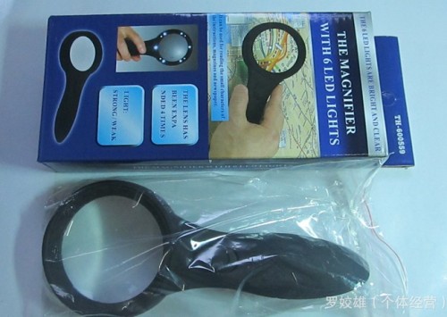 Supply with 5 LED Lights with Purple Light Handheld Magnifying Glass | | High Definition Magnifying Glass