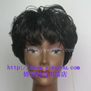 男女假发 男发套 女人头套 短发 时尚辣妈仿真发