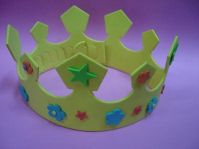 Manufacturer's direct selling EVA crown, party crown, DIY crown