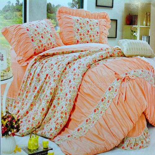princess four-piece snow pigeon bedding cotton bed sheet type four-piece korean style series fashion trendy factory direct summer colorful