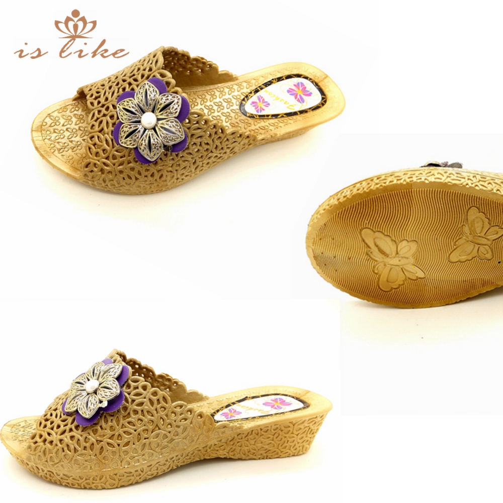 正品 订单时尚高弹性吹气贴花女拖鞋