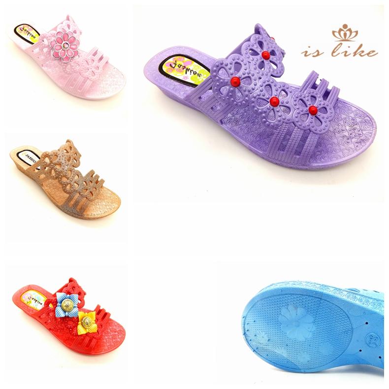 2013正品  订单时尚高弹性贴花拖鞋吹气拖鞋女鞋