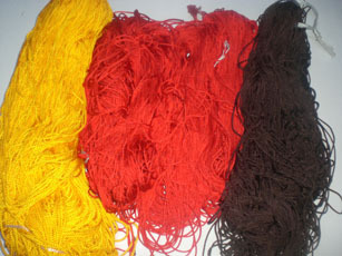 red yellow brown chinese knot cord tassel line dacron thread nylon thread rayon