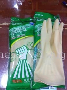 Baoweikang Rubber Gloves Waterproof Gloves Natural Latex Gloves 90G Baoweikang K002 Household Gloves Acid and Alkali Resistant