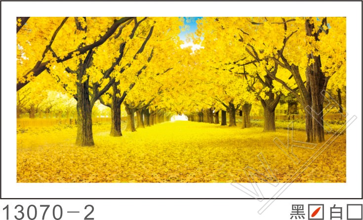 3d微框画 黄金满地 酒店 风景 油画 景物 家庭 办公室