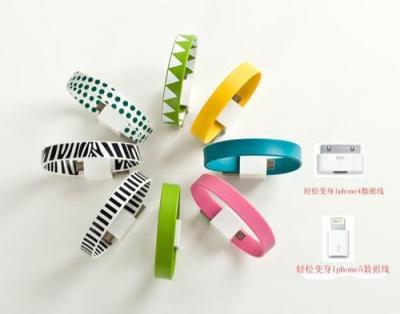 Fashion bangles bracelet gift data cable Apple fashion data cable data cable bracelet