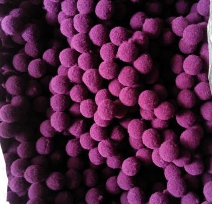polyester fiber high elastic ball pompon fur ball factory direct sales quality assurance