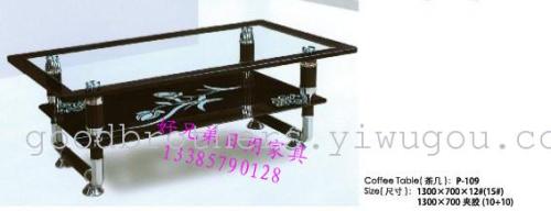 stylish and simple tempered glass tea table， household tempered glass tea table in various sizes， colors can be made