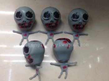 [热销 鬼节 万圣节发泄骷髅人  软胶TPR充气玩具  恐怖发泄水球  大脑发泄球 定制] 热销 鬼节 万圣节发泄骷髅人  软胶TPR充气玩具  恐怖发泄水球  大脑发泄球 定制