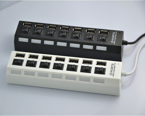 C-006 with Seven Ports with Switch Hub 1.1 Version 7 Ports Hub plug-In 