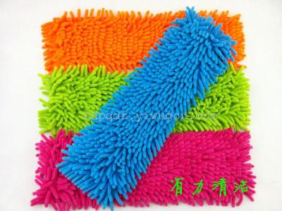 Factory direct chenille chenille flat MOP head spin MOP MOP the wood floor MOP head