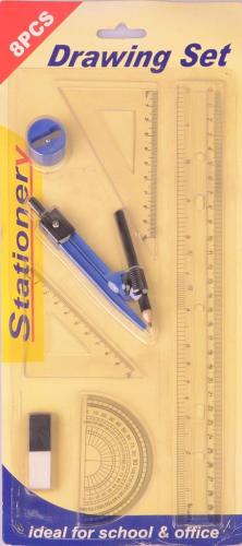 Triangular Plate 102 Ruler Sets Compasses Ruler Pencil Sharpener