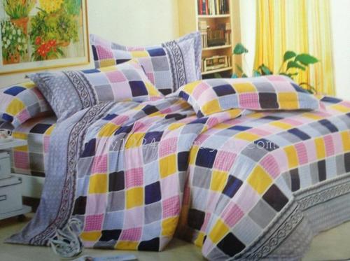 han yan home textile bedding student three-piece tencel aloe cotton super soft fabric