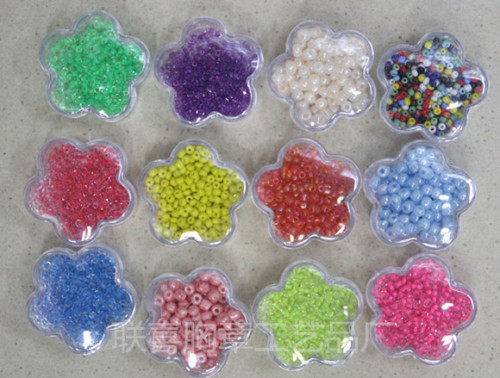 diy string beads material loose round beads glass beads