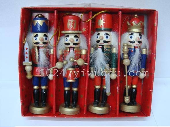 12cm套四胡桃兵胡桃夹子婚庆用品