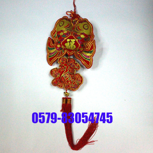 Fugui Pisces Dumplings Chinese Knot Pendant Celebration Ceremony Products Ornament Crafts