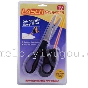 Laser Scissors Laser Guide Scissors Multifunctional Infrared Scissors