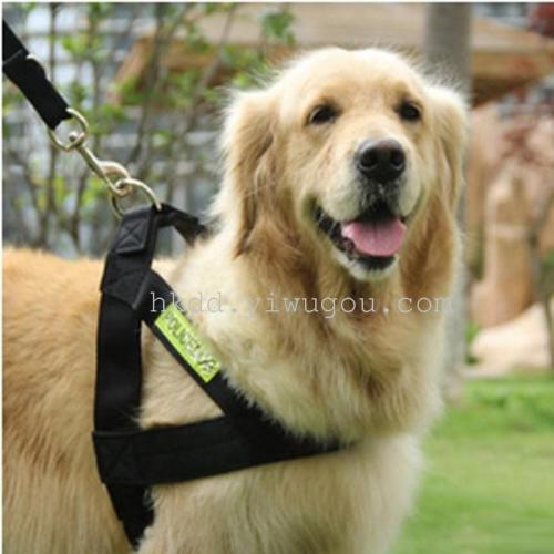 reflective police dog label pet traction rope large dog medium dog dog rope dog chain golden retriever chest strap traction belt