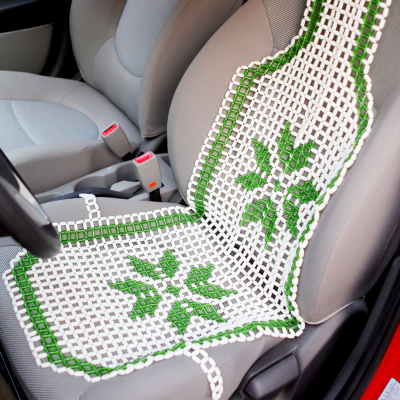 Summer cool glass bead seat car seat front single piece cool green star anise