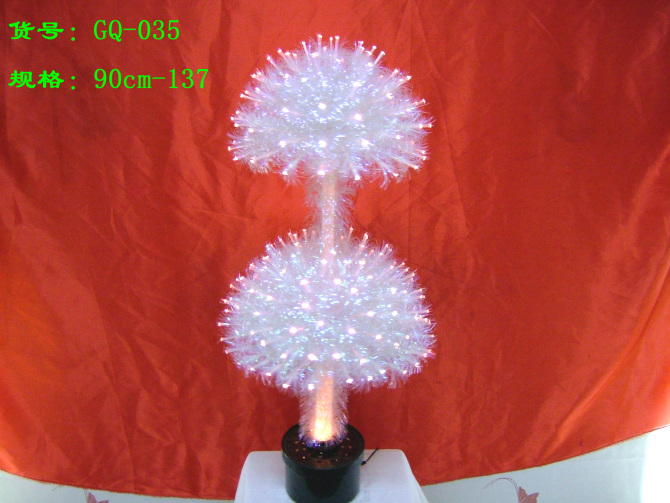 球树 圣诞树 圣诞光纤树 饰品树