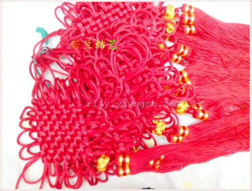 chinese knot festive pendant line 4 double line knot 20 knot pendant