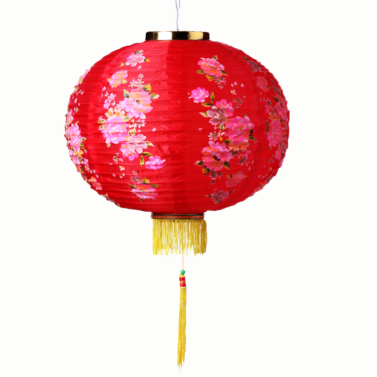 灯笼花不灯笼广告绸布挂灯园林装饰灯