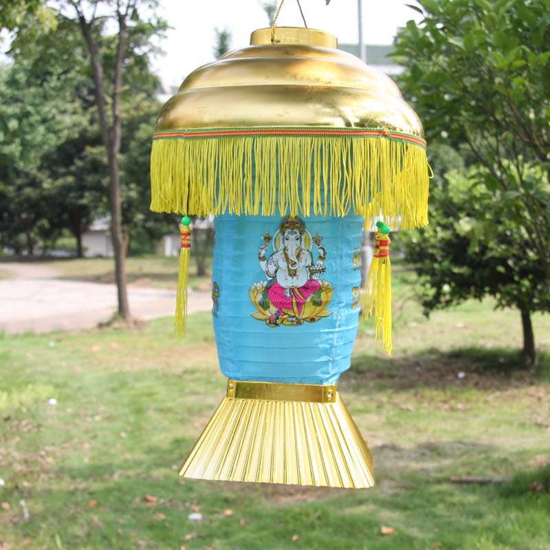 花式灯笼中国传统灯笼亮灯红布灯笼