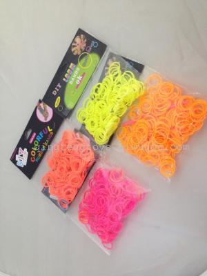 Factory direct braiding elastic rubber band bracelets tie 2125