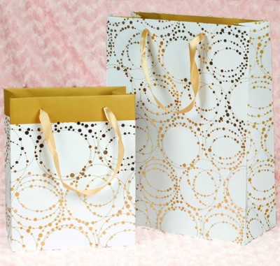 New High-End Ec Exquisite Dot Solid Color Checkered Handbag Cute Love Gift Packaging Bag