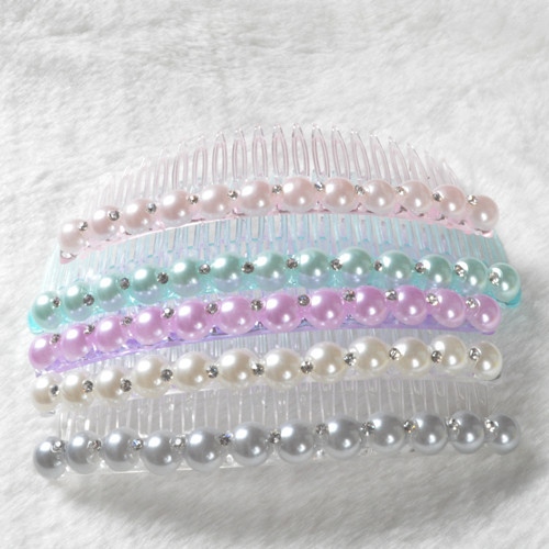 aishang sunshine korean high-end rhinestone pearl hair comb insert comb hair comb hair accessories headdress