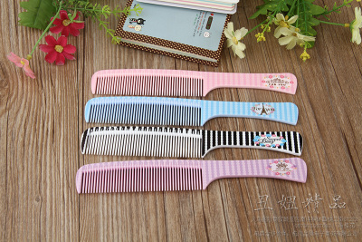 Fashion fine plastic comb handle comb comb comb comb comb hair comb hair comb