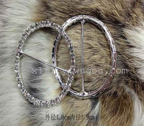 Drill Buckle round Buckle Decorative Buckle Button Brooch Shoe Buckle Luggage Accessories