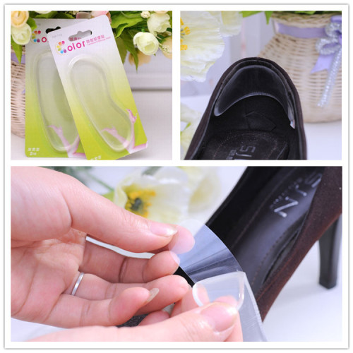 Half Insole Heel Grips Silicone Anti-Wear Paste Non-Slip Non-Heel Thickened Insole High-Heeled Shoe Insoles