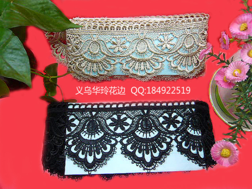 water soluble lace new hot black and white multi-color factory direct sales