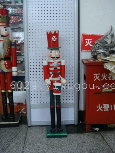 80cm+胡桃兵胡桃夹子圣诞装饰品