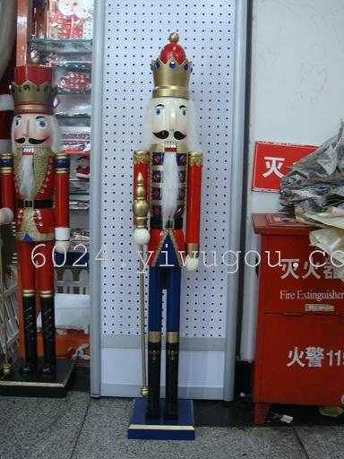 108cm+胡桃兵，圣诞装饰品