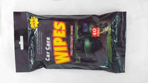 40 pieces of car wet wipes dust removal wet wipes interior leather wet wipes