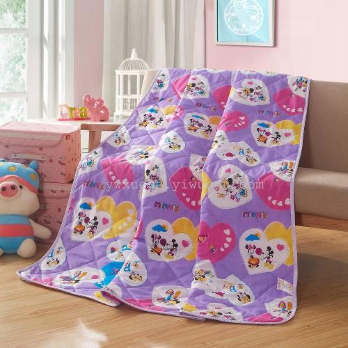 bedding brushed ultra-thin summer blanket promotion summer quilt hot soft and comfortable snow pigeon home textile single double mickey world